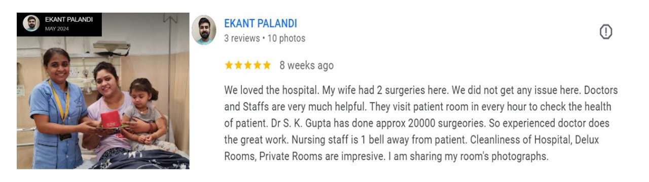 Galaxy Hosppital Bhopal Patient Review after treatment (2)